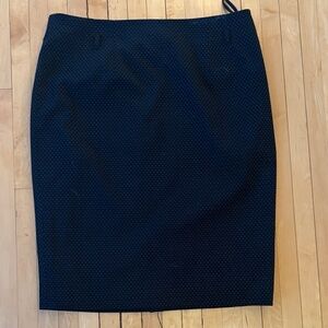 Amanda & Chelsea black polka dot Pencil Skirt